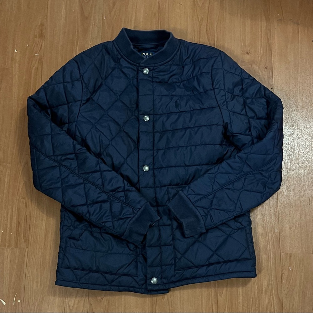 Polo Ralph Lauren quilted Bomber jacket Boys Large - Picture 2 of 6